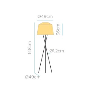 Juhtmevaba põrandavalgusti Amalfi - Image 5